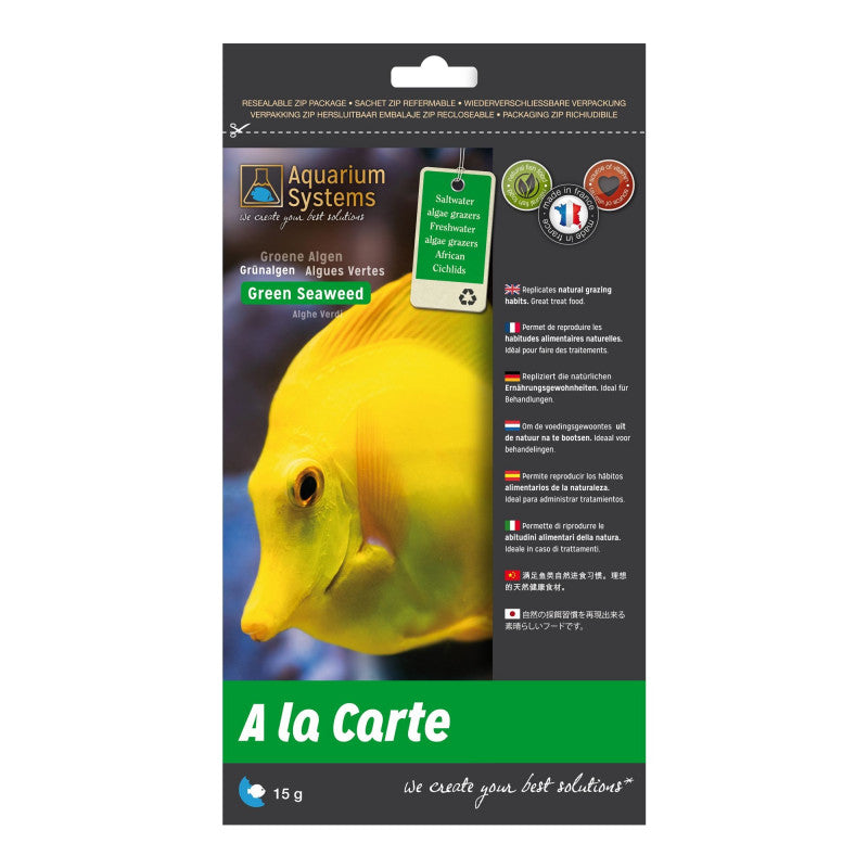 AS Fish Food A la Carte - Green Seaweed 15gr