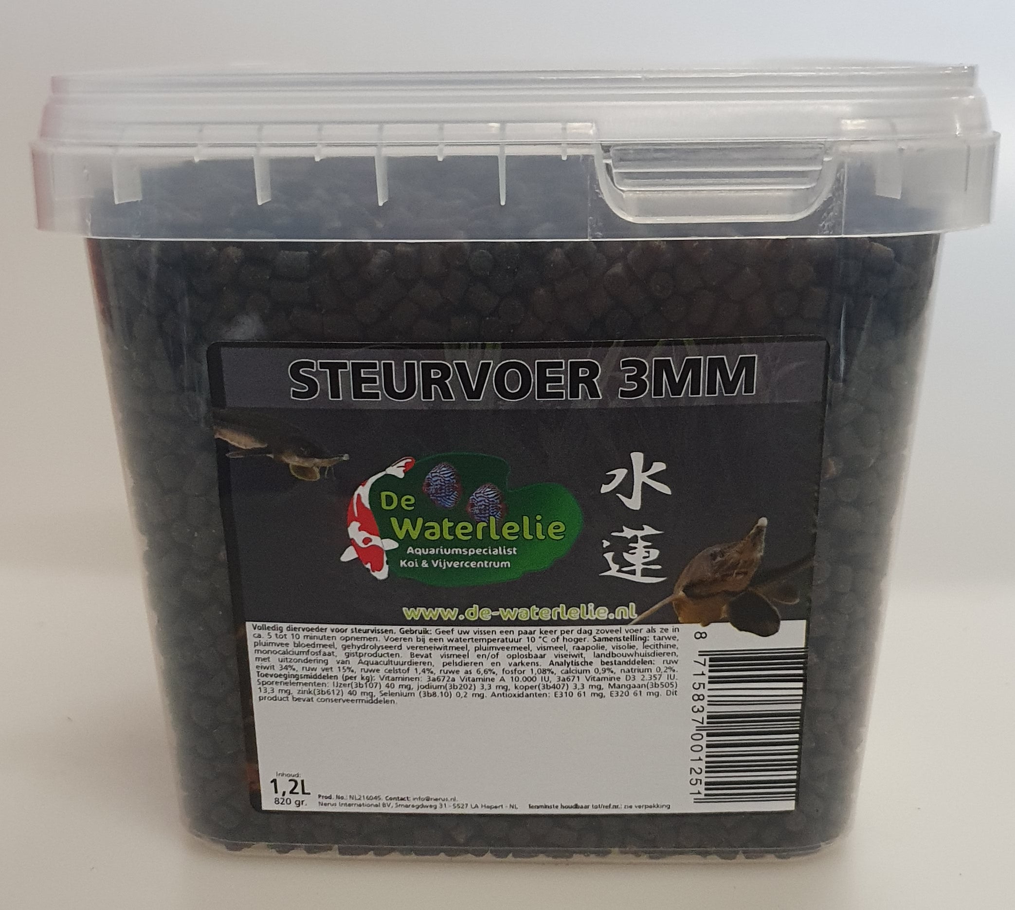Steurvoer 3mm - 1,2L