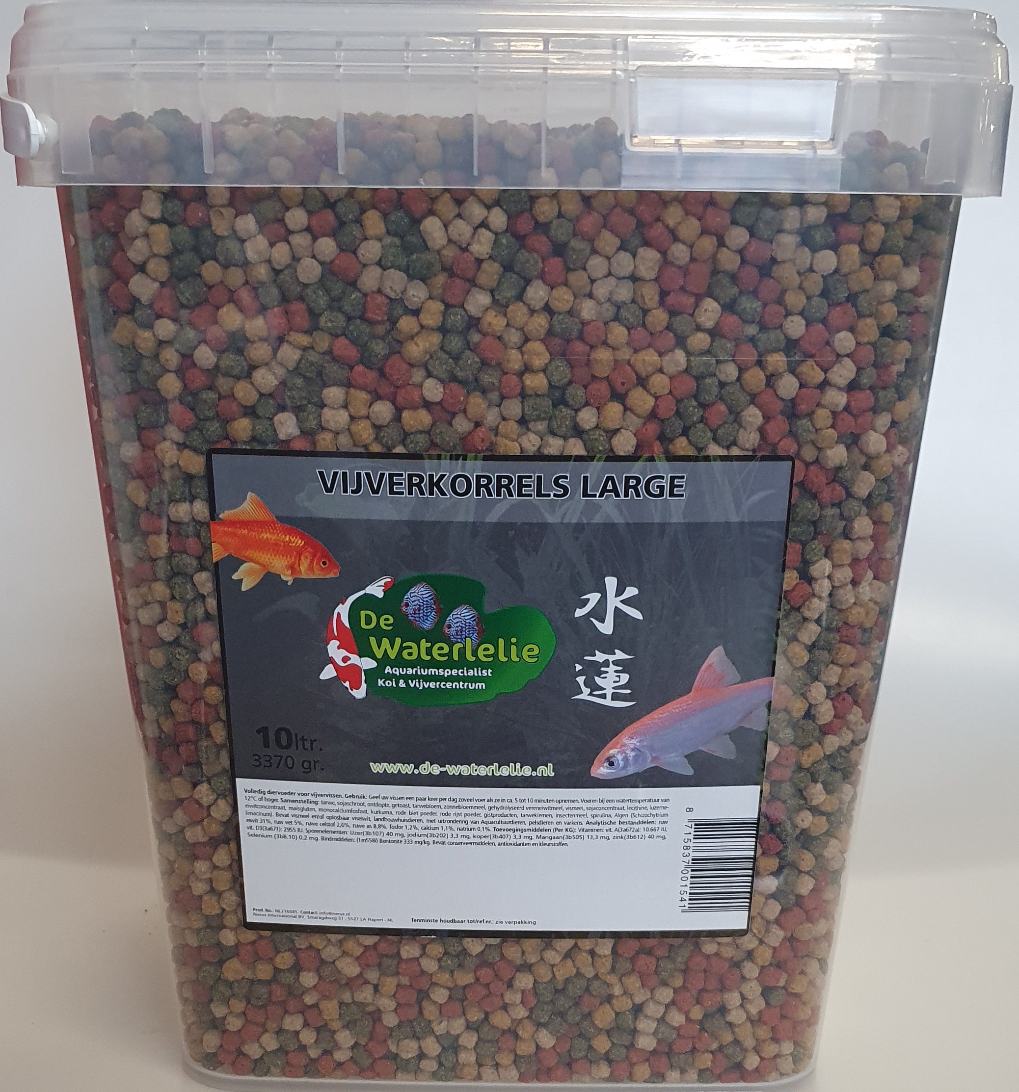 Vijverkorrels Large 6mm - 10L