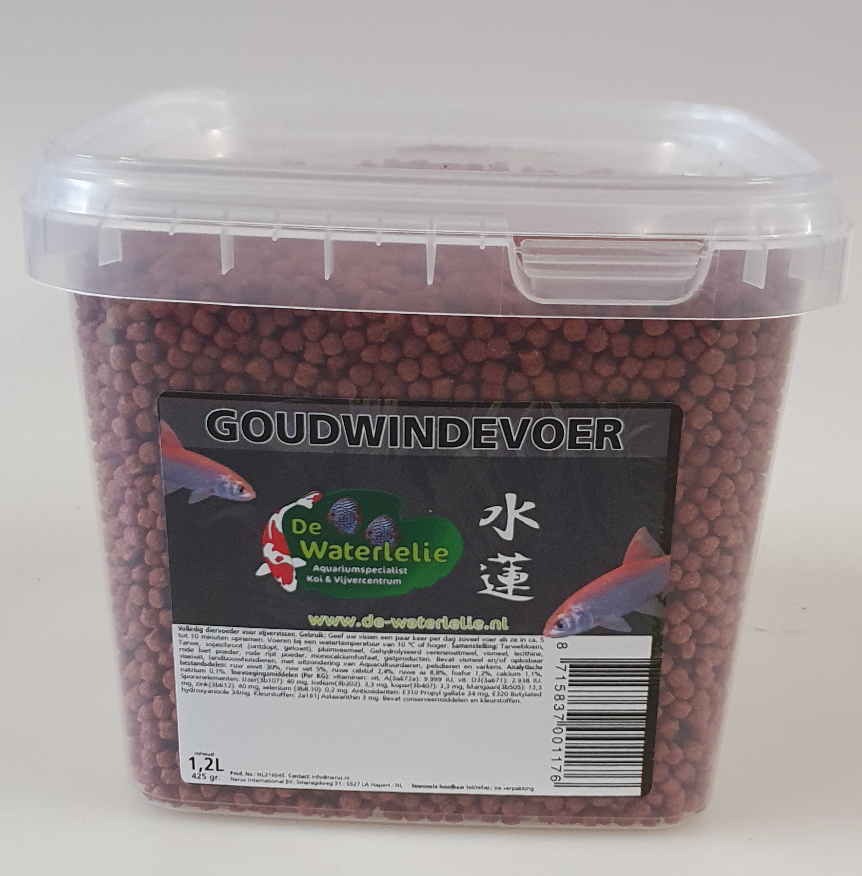 Goudwinde voer - 1,2L Vijvervoer