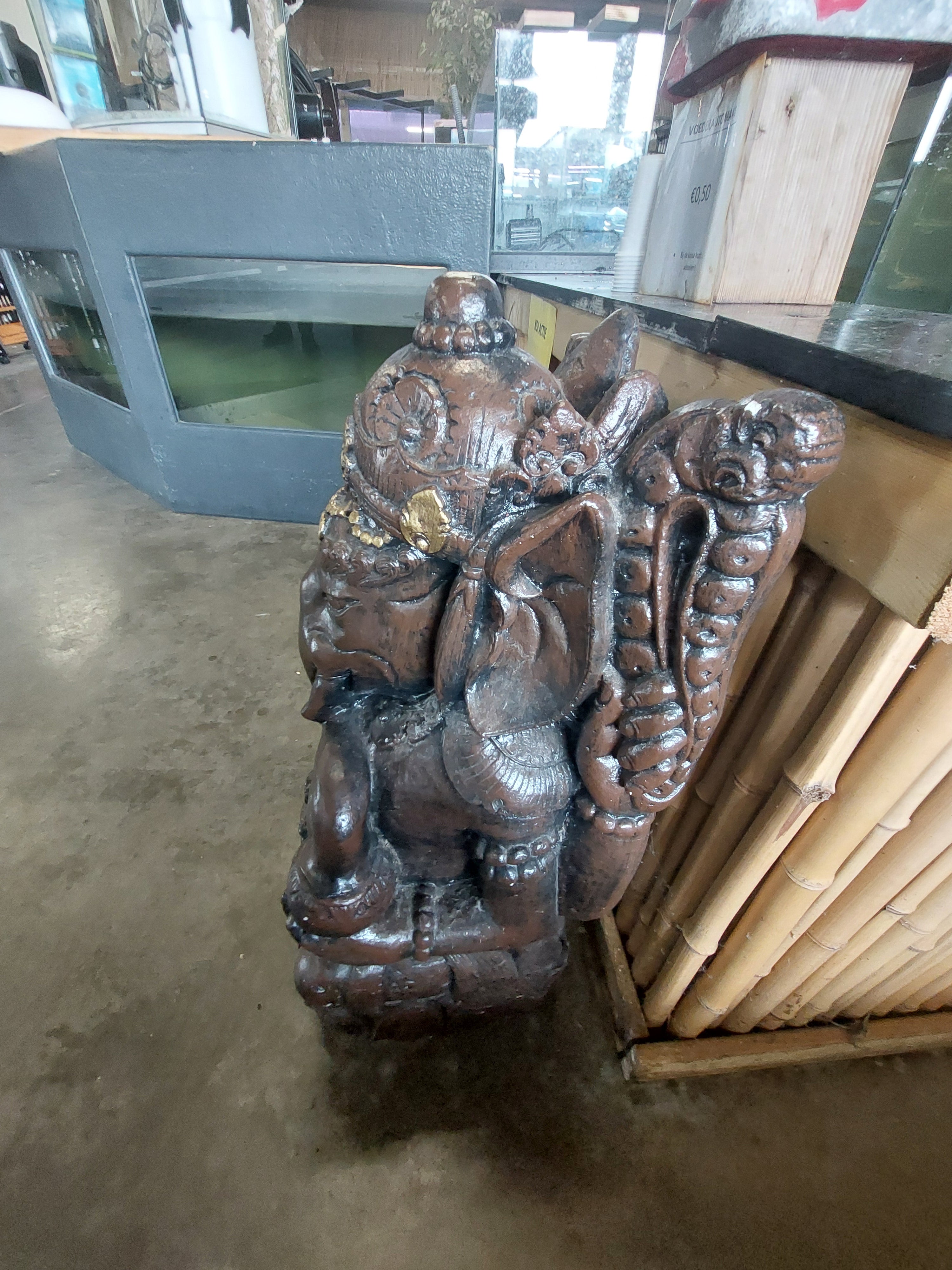 Olifant Beeld / Ganesha 70 x 30 - Géén Verzending