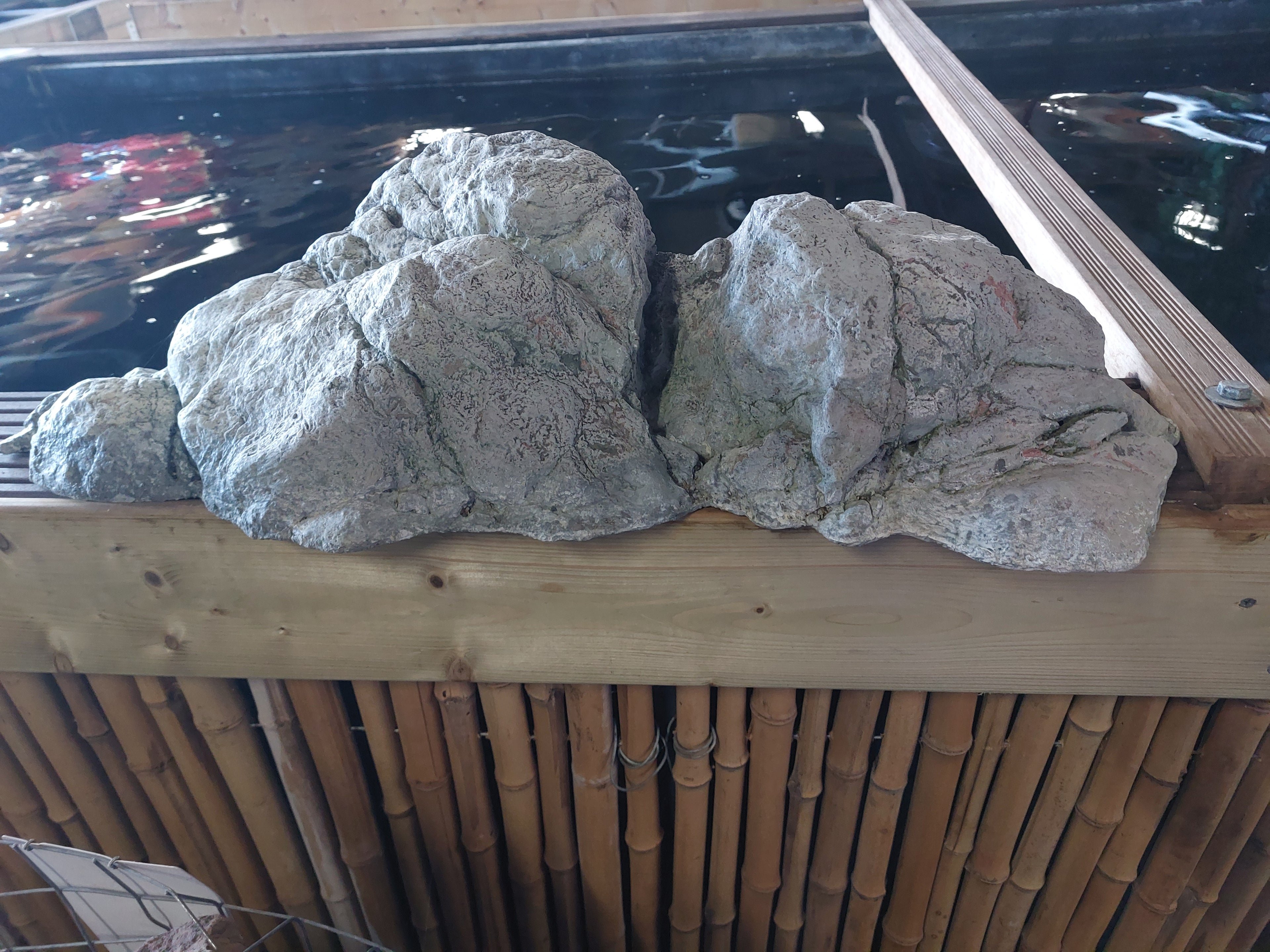 Vijverrand decoratie Steen