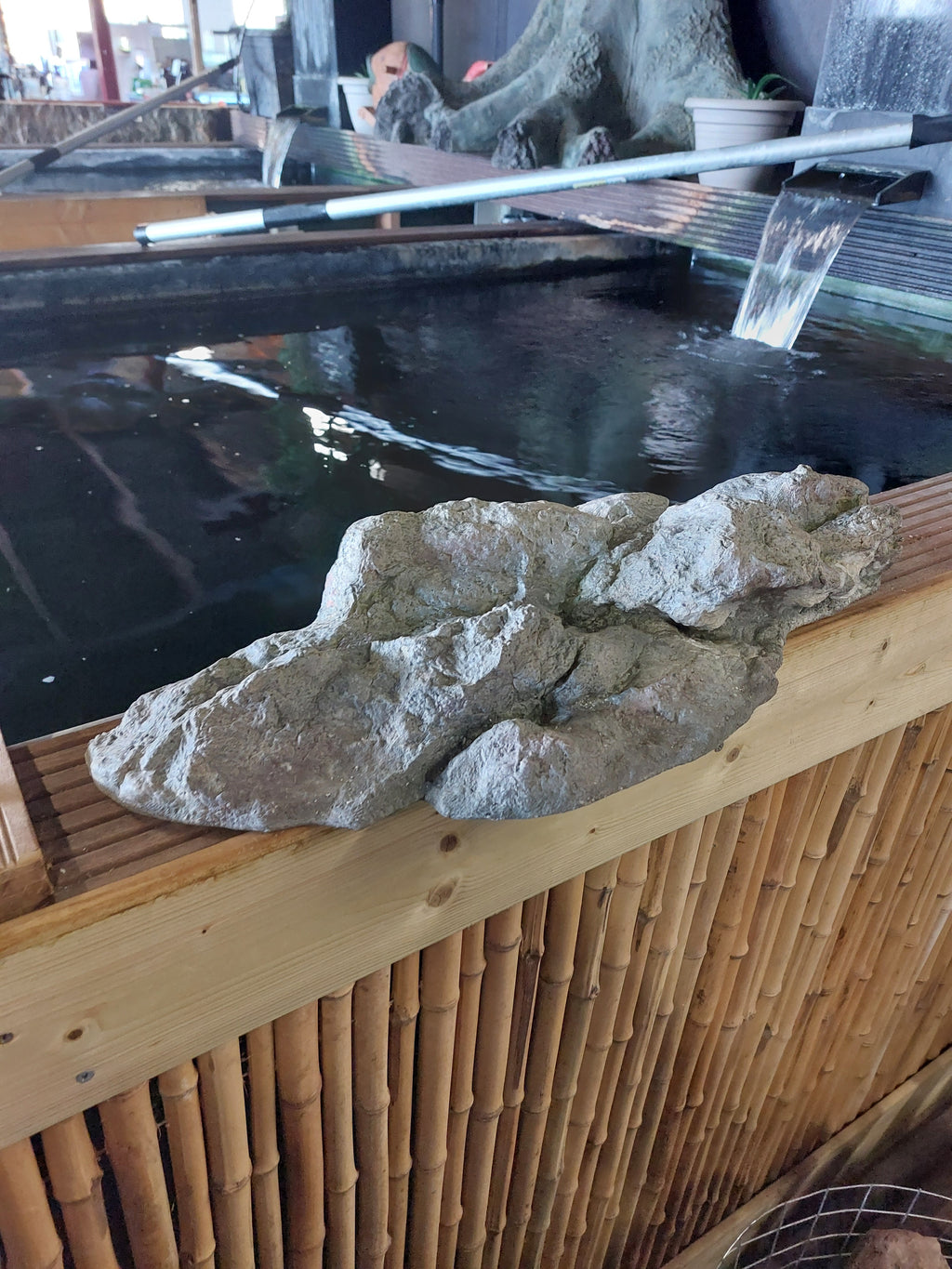 Vijverrand decoratie Steen