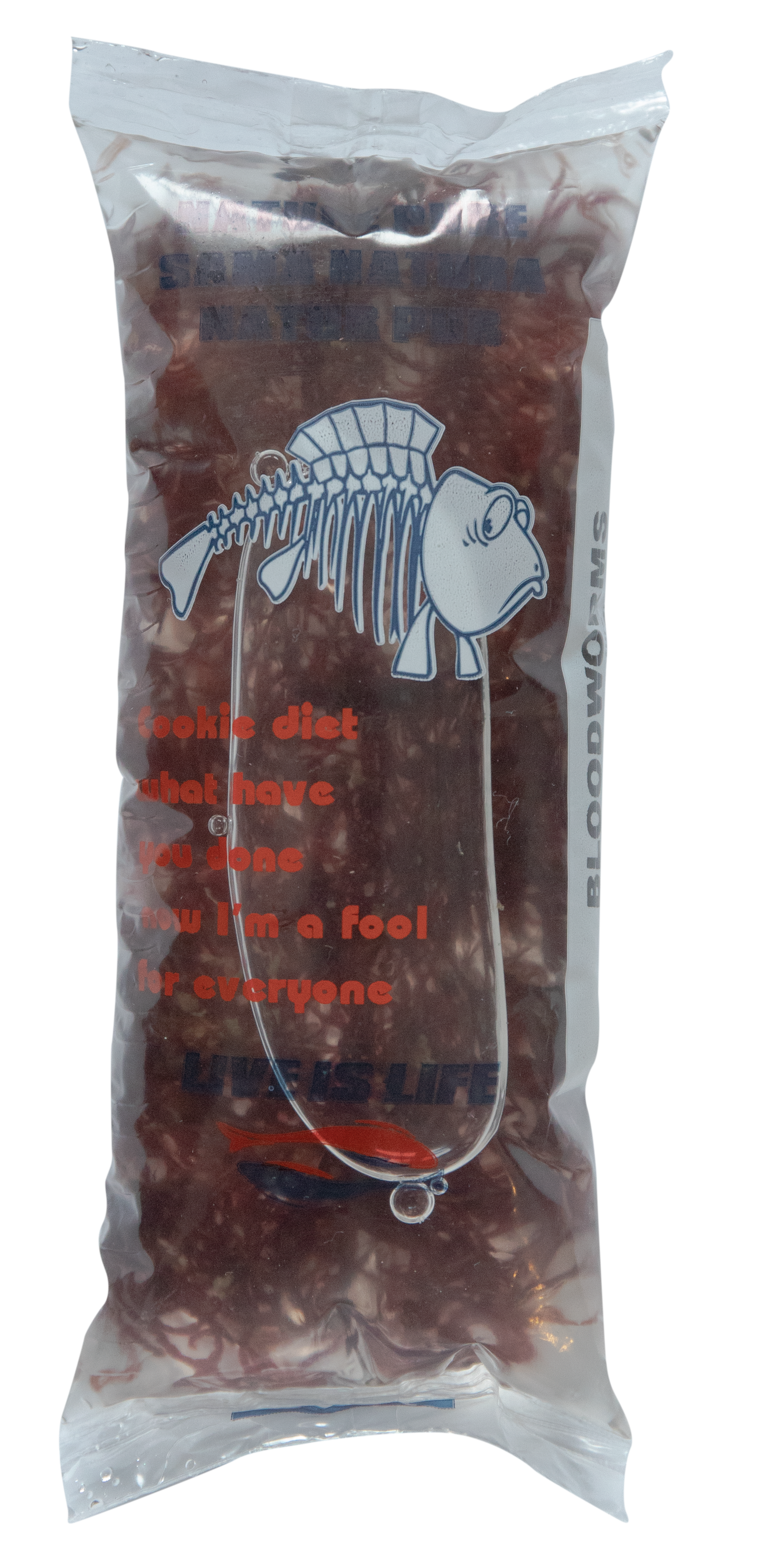 LEVENDE RODE MUGGELARVEN 90 ML