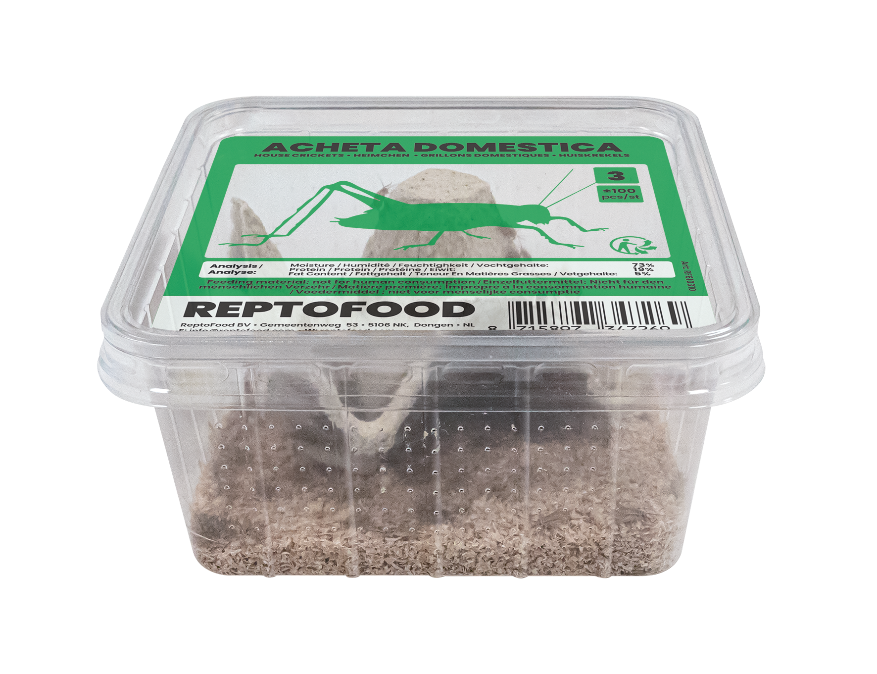 REPTO HUISKREKEL 3 BOX