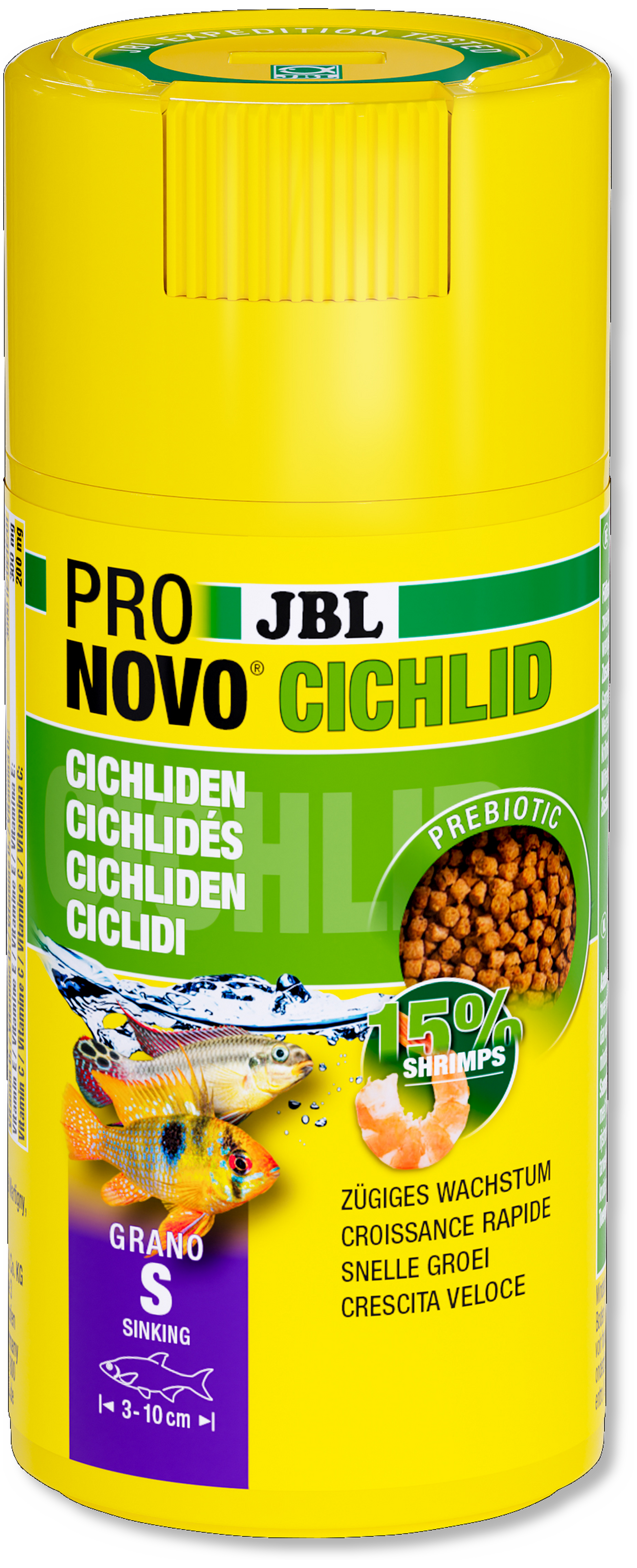 JBL ProNovo Cichlid Grano S - 100ml Click