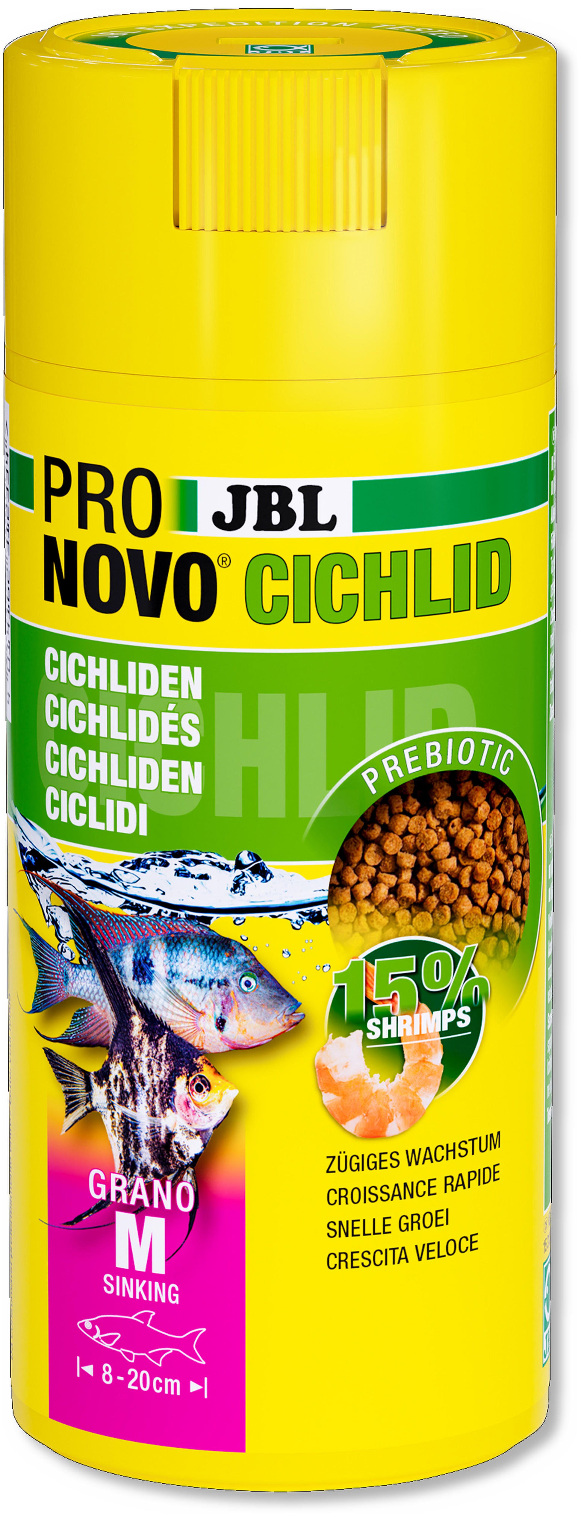 JBL ProNovo Cichlid Grano M - 250ml Click