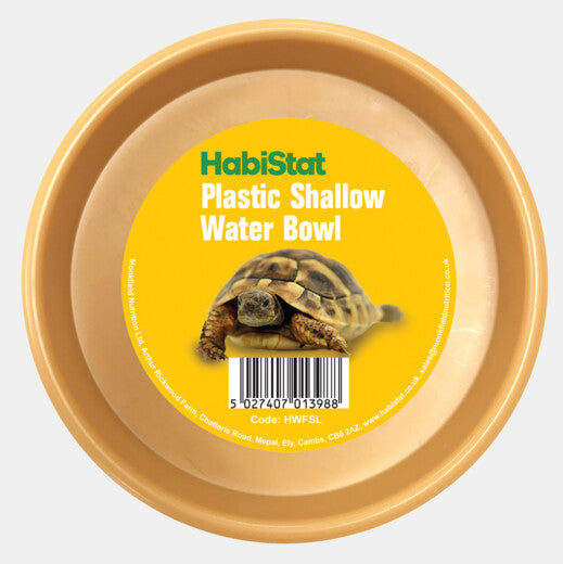 HabiStat Ronde Plasic Waterbak Laag 13x13x2,5cm