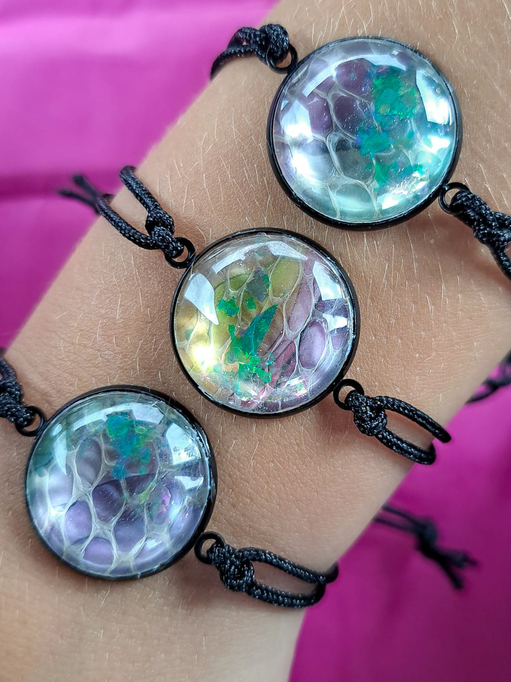 Snakeskin Bracelets - Slangenhuid Armbanden