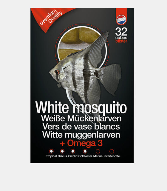 Witte Muggenlarven 100gr Blister