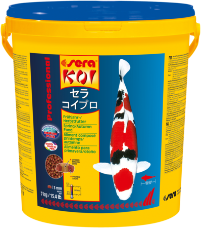 Sera KOI Professional voorjaars-/herfstvoeder - 3mm 7kg