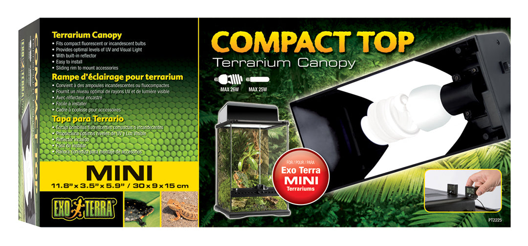 Exo Terra Compact Top Terrariumlichtkap 30cm Mini