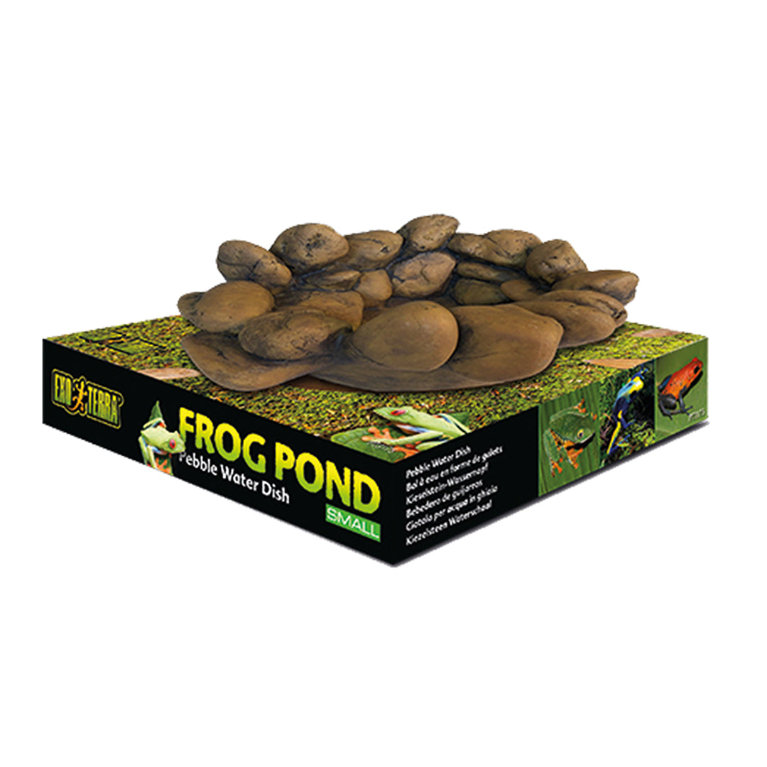 EX frog kiezelsteen waterschaal