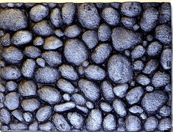 HS AQUA FOAM BACKGROUND PEBBLES GREY 60X45X3 CM