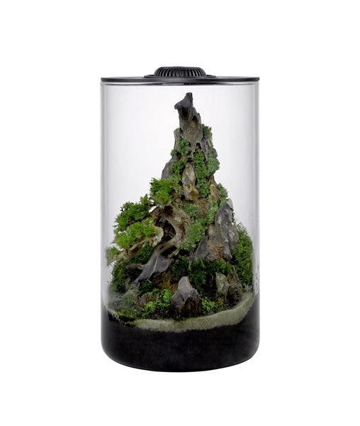 Wabi Kusa Bio Cylinder 200 Incl. LED Black