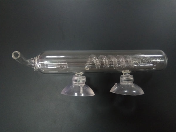 HS Aqua Glazen Bellenteller Spiraal