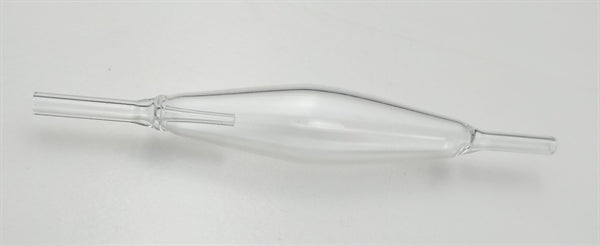 HS Aqua Glazen Bellenteller Ovaal