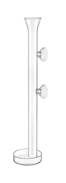 HS Aqua Glazen Voederplaat + Voederbuis 25 cm