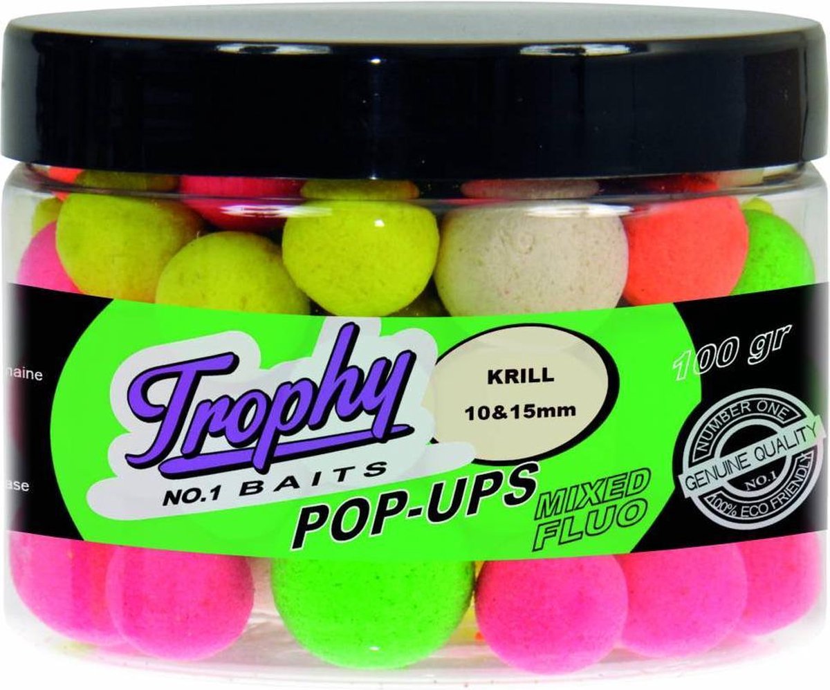 Trophy Bait Pop-Ups Krill - 10&15mm 70Gr