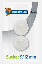 Superfish Zuiger 9/12mm Blister 2 stuks Zwart
