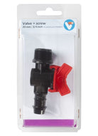 Velda Valve + screw 20 mm 3/4 Inch