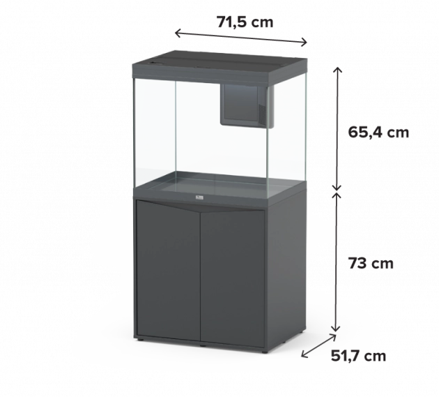 Aquatlantis Meubel - Volga 200 Antraciet