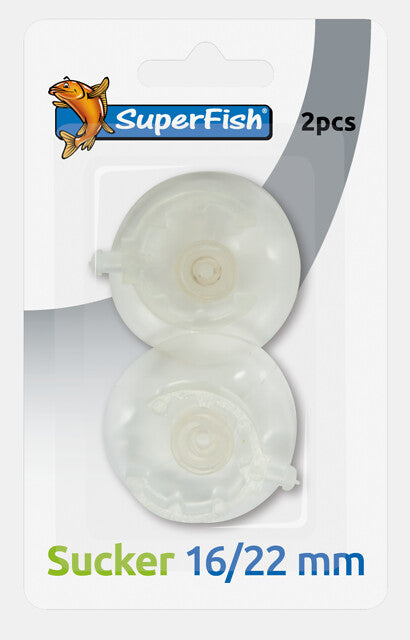 Superfish Zuiger 16/22mm Blister 2 stuks Zwart