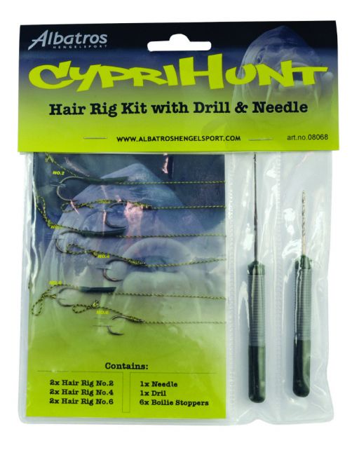 Albatros Cyprihunt Hair Rig Kit + Needle & Drill