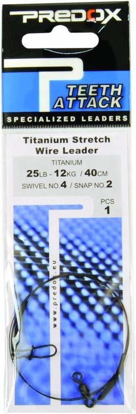PREDOX Titanium Stretch Leader - 40cm - 0.45 mm - TR 16 kg