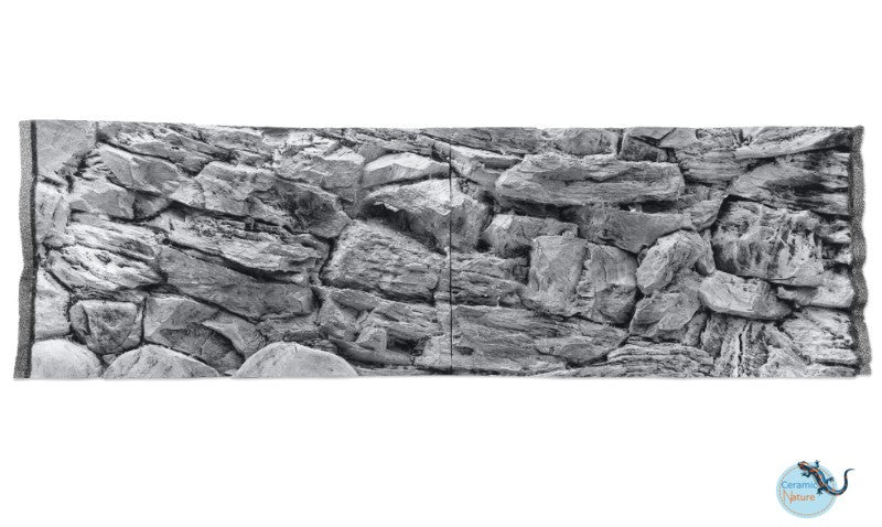 CeramicNature Achterwand Rock Grijs 120x60 2 delig
