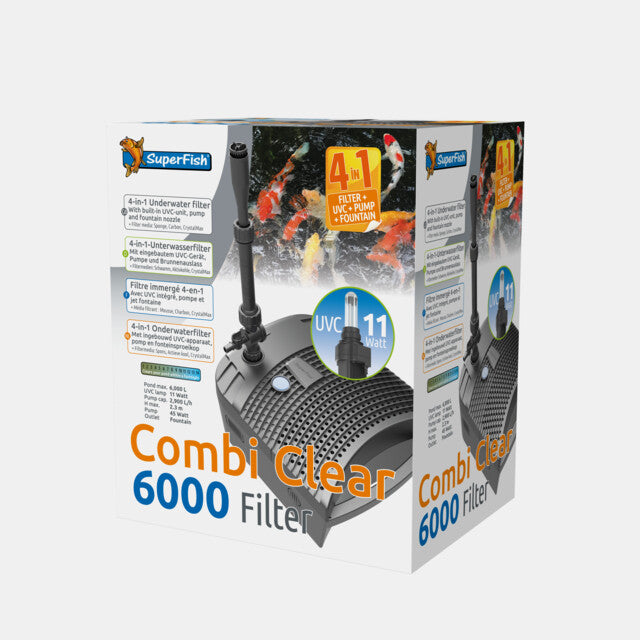 Superfish Combi Clear 6000 Filter - UVC 11W- 2900L