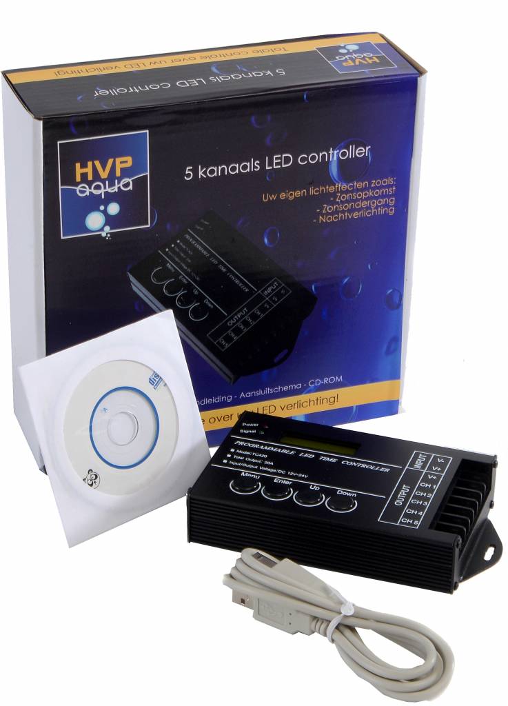 HVP Aqua LED controller 5-kanaals programmeerbaar