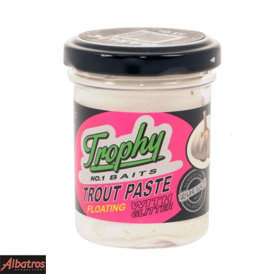 Trophy Bait Trout Paste Knoflook - Wit 55GR