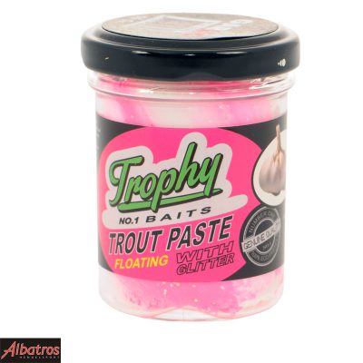 Trophy Bait Trout Paste Knoflook - Wit/Roze 55GR