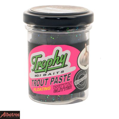 Trophy Bait Trout Paste Knoflook - Zwart 55GR