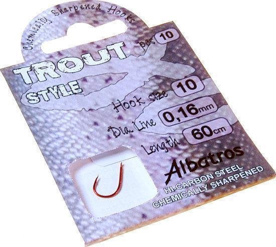 TroutStyle Hakenboekje - 60 CM Maat 12