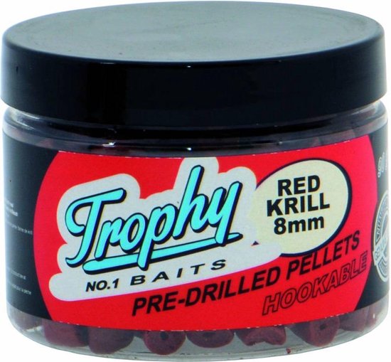 Trophy Bait Pre Drilled Pellet Krill - 14mm / 90Gr
