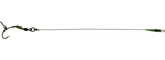 Ronnie Rig Semi Stiff + Bait Screw - 2st Maat 4