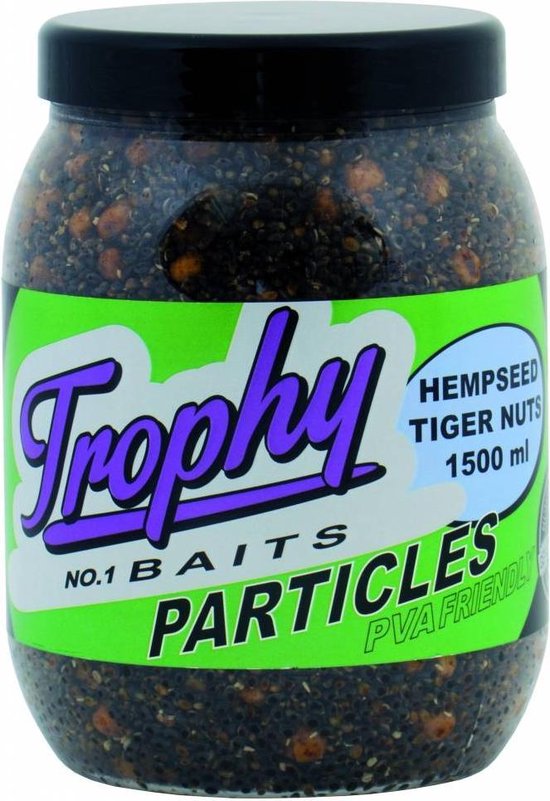 Trophy Bait Particles - Hemp Seed/Tiger Nut 1500ML
