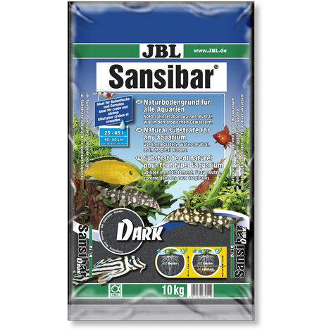 Sansibar Dark Zwarte Bodemgrond 10kg