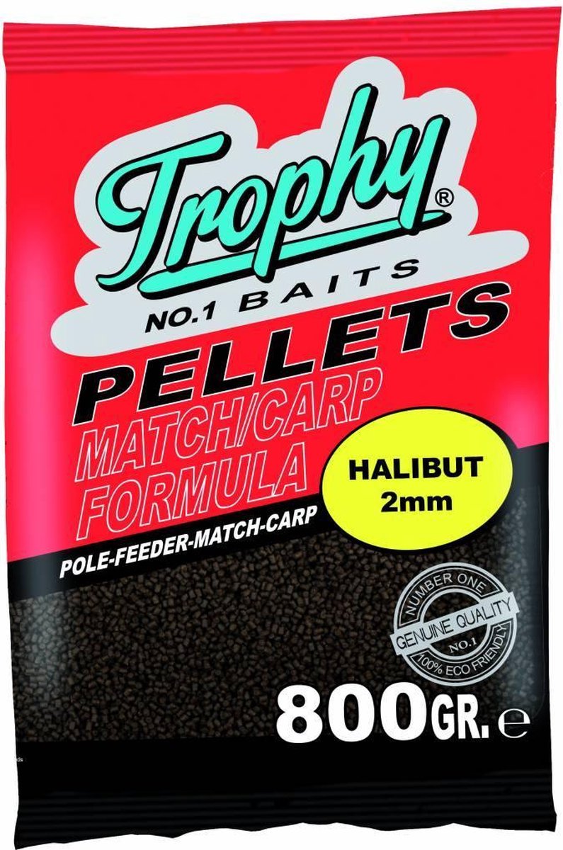 Trophy Bait Halibut Pellets - 2mm / 800Gr