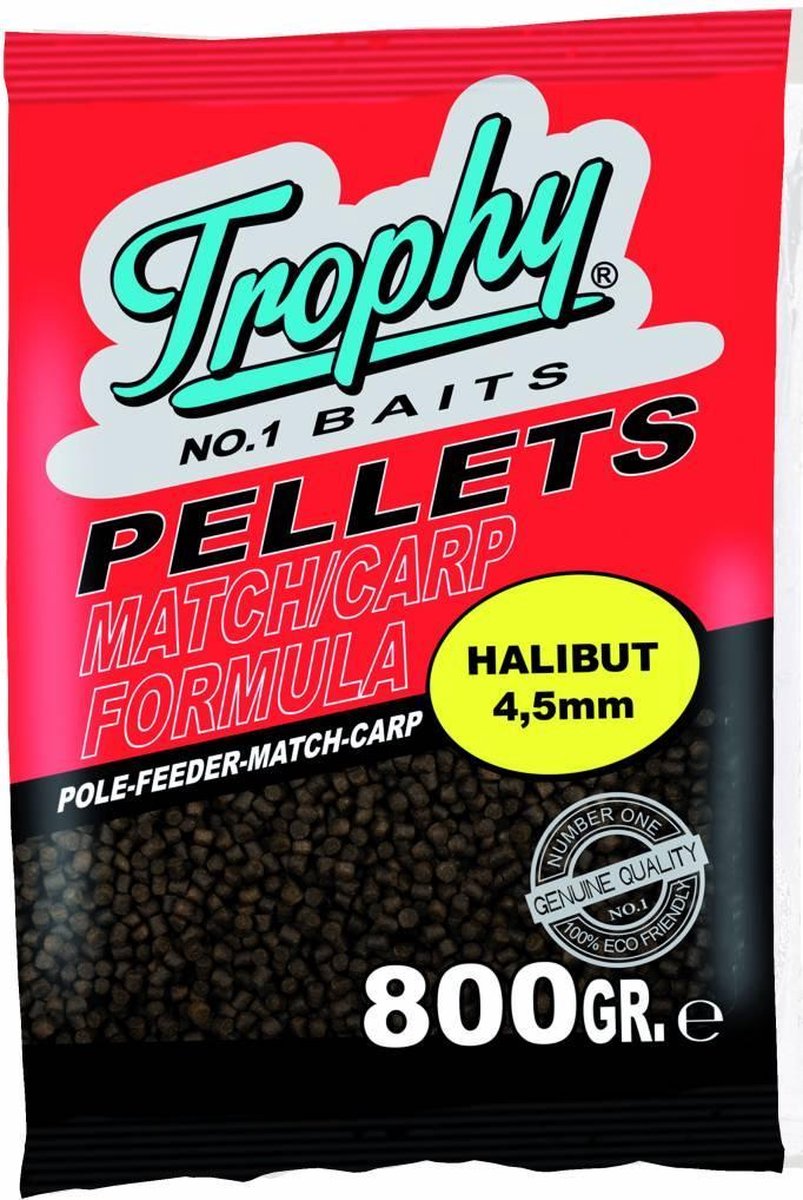 Trophy Bait Halibut Pellets - 4,5mm / 800Gr