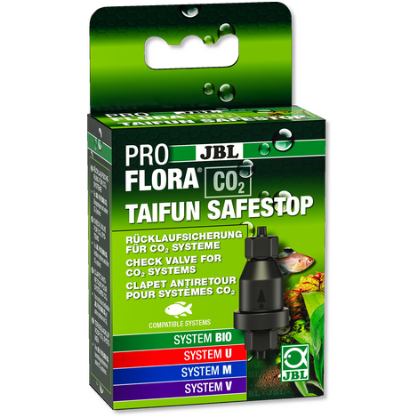 ProFlora Co2 Taifun Safestop Waterterugloop Ventiel