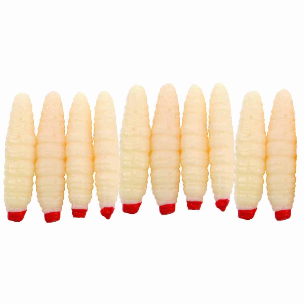 TroutStyle Honey Worm - Wit 10st