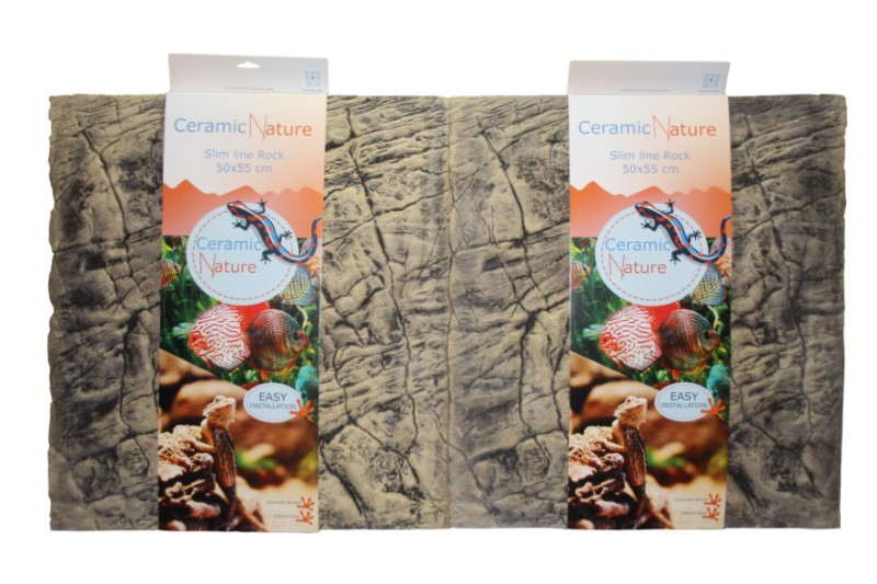 CeramicNature Slimline Rock Colorado Brown 50x55cm