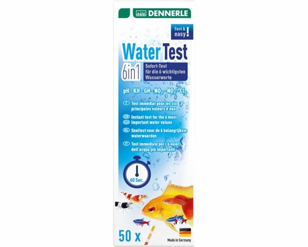Dennerle WATERTEST 6 IN 1, 50 ST