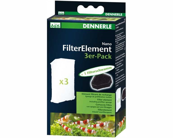 Dennerle NANO CLEAN VERVANGINGSFILTER 3 ST