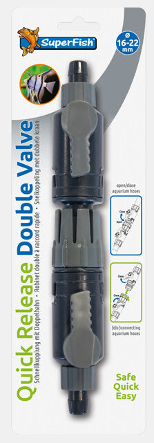 Superfish Dubbelkraan Snelkoppeling 16-22mm
