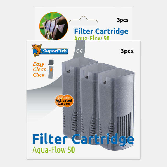 Superfish Aquaflow 50 Easy Click Cartridge 3 stuks