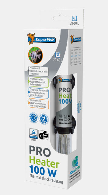 Superfish Pro Heater 100W 20-60L (21CM)